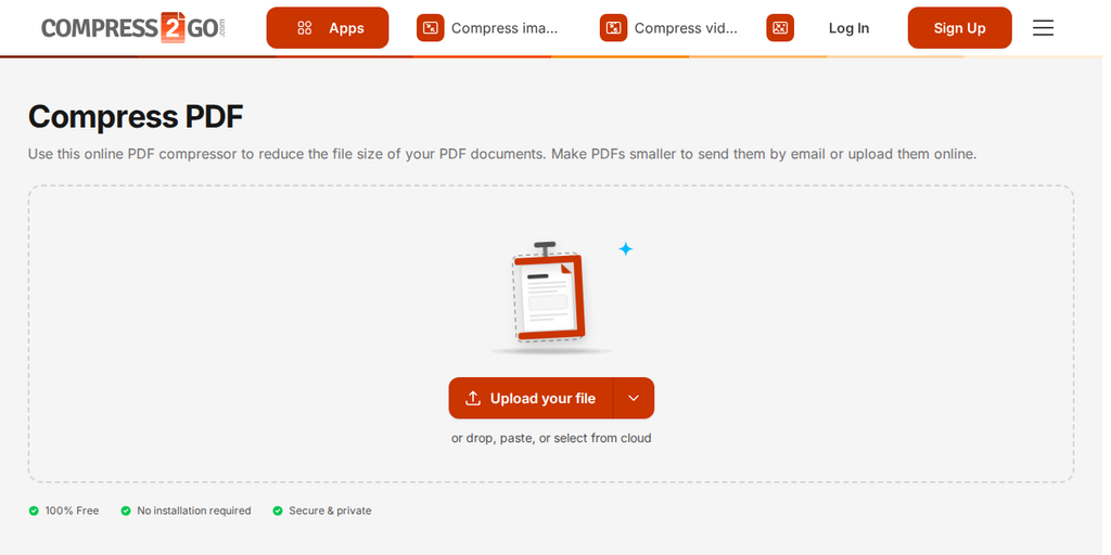 Compress PDF