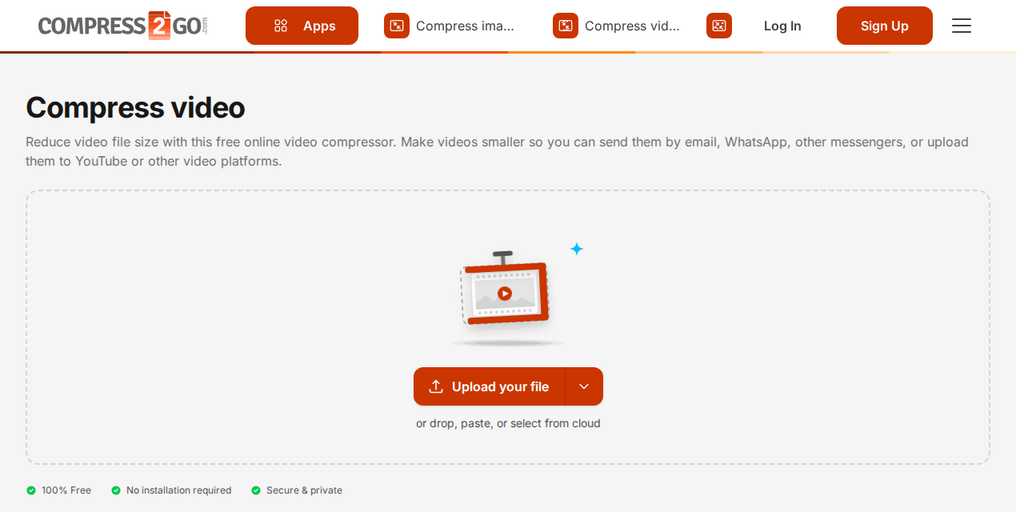 Compress video